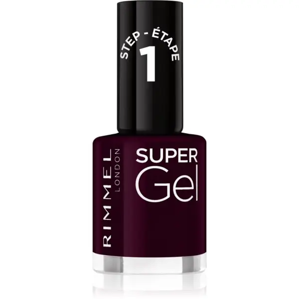 Rimmel Rimmel Super Gel gel lak za nokte bez korištenja UV/LED lampe nijansa 064 Plum Pudding 12 ml
