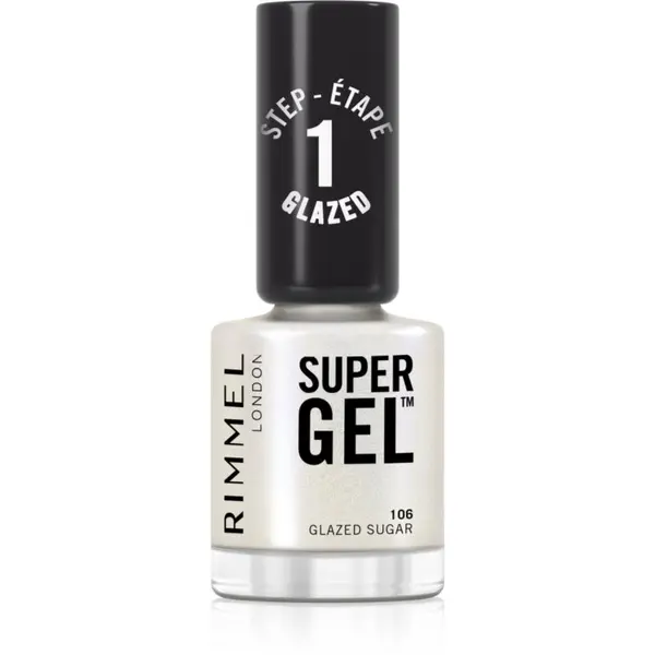 Rimmel Rimmel Super Gel gel lak za nokte bez korištenja UV/LED lampe nijansa 106 Glazed Sugar 12 ml