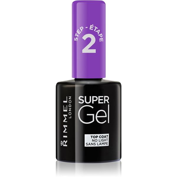 Rimmel Rimmel Super Gel Step 2 Glitter nadlak za nokte za blistavi sjaj 12 ml
