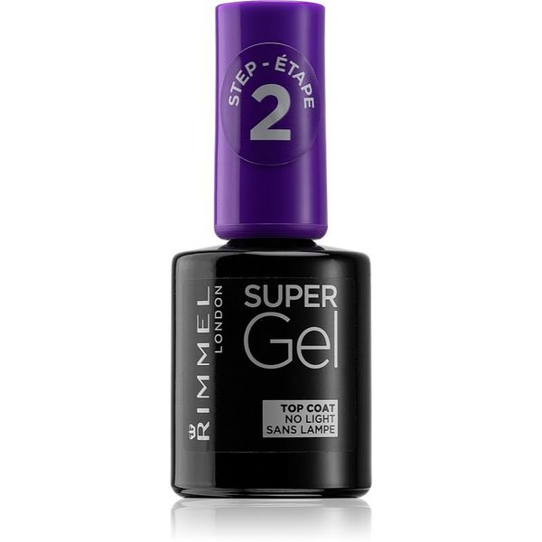 Rimmel Rimmel Super Gel Step 2 zaštitni nadlak za nokte sa sjajem 12 ml
