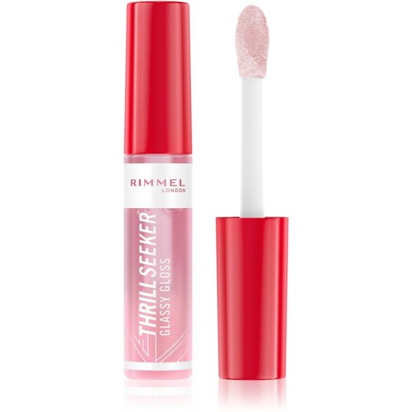 Rimmel Rimmel Thrill Seeker Glassy Gloss sjajilo za usne za veći volumen nijansa 100 Coco Suga 10 ml