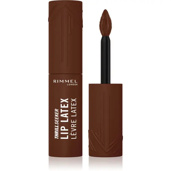 Rimmel Rimmel Thrill Seeker Lip Latex tekući ruž za usne nijansa 600 Cappuccino Deep 6 ml