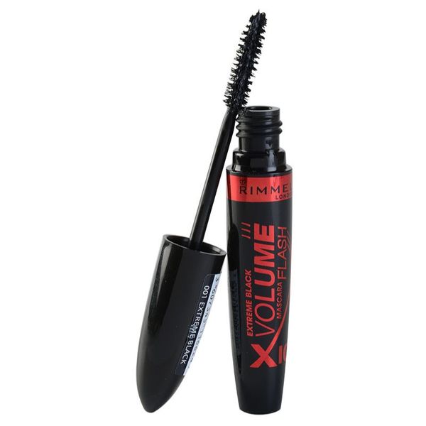 Rimmel Rimmel Volume Flash X10 Extreme Black maskara za volumen i gustoću trepavica nijansa 001 Extreme Black 8 ml