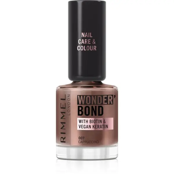 Rimmel Rimmel Wonder'Bond lak za nokte nijansa 007 Cappuccino 12 ml
