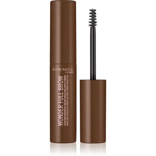 Rimmel Rimmel Wonder'Full Brow maskara za obrve vodootporna nijansa 002 Medium 4.5 ml