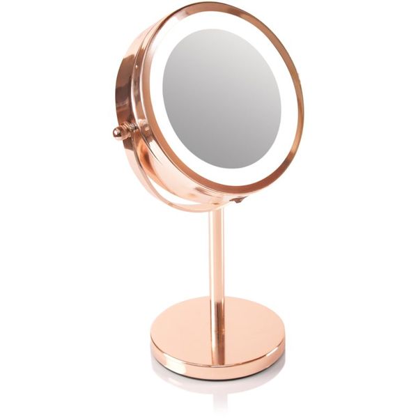 RIO RIO Rose gold mirror kozmetičko ogledalo s pozadinskim osvjetljenjem 1 kom