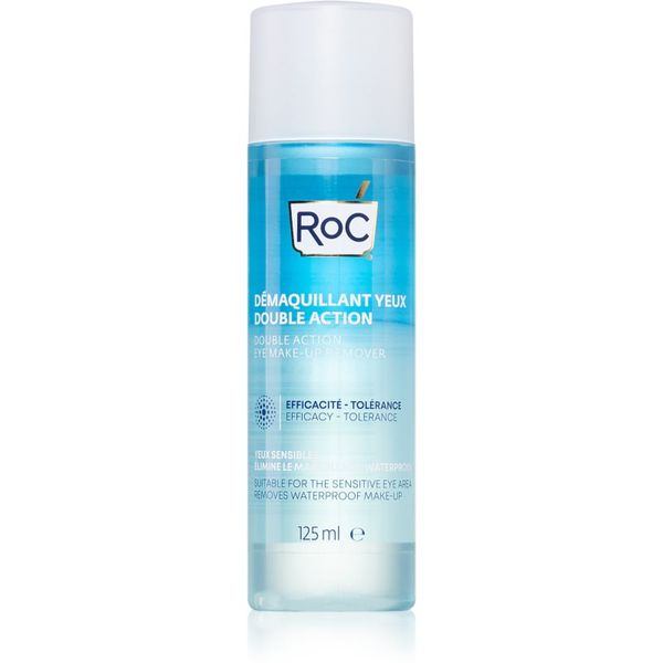 RoC RoC Démaquillant Double Action dvofazno sredstvo za skidanje make-upa oko očiju 125 ml