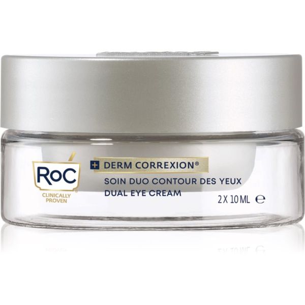 RoC RoC Derm Correxion Dual Eye anti-age krema za područje oko očiju 2 u 1 2x10 ml