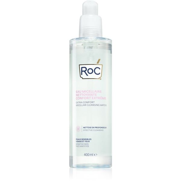 RoC RoC Extra Comfort Micellar Cleansing Water umirujuća micelarna voda za osjetljivu kožu lica 400 ml