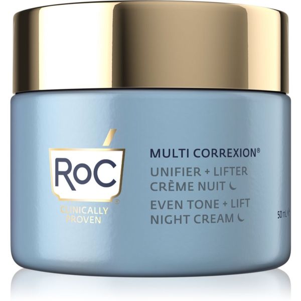 RoC RoC Multi Correxion Even Tone + Lift posvjetljujuća noćna krema za ujednačavanje tena lica 50 ml