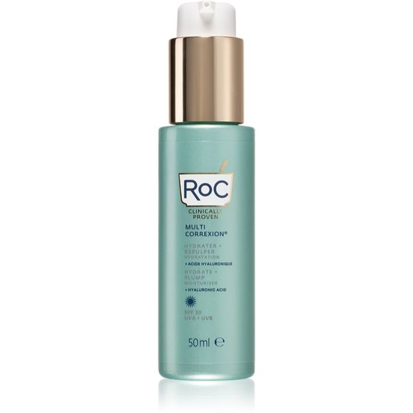 RoC RoC Multi Correxion Hydrate & Plump intenzivni hidratantni serum za učvršćivanje kože lica SPF 30 50 ml