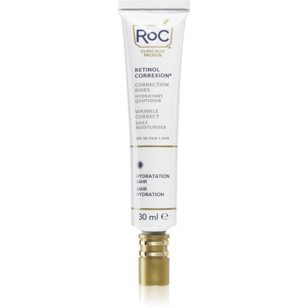 RoC RoC Retinol Correxion Wrinkle Correct Daily Moisturiser dnevna hidratantna krema protiv starenja kože lica SPF 30 30 ml
