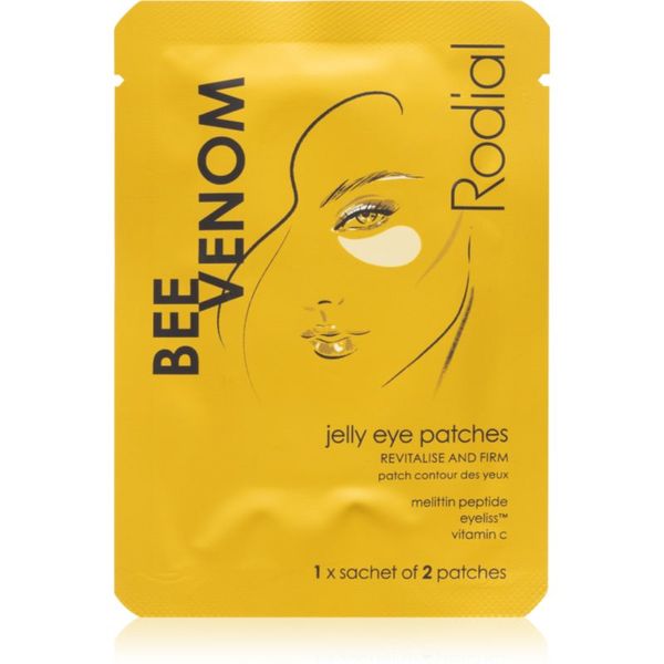 Rodial Rodial Bee Venom Jelly Eye Patches učvršćujući gel podlošci za oči s umirujućim djelovanjem 2 kom