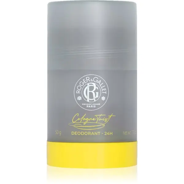 Roger & Gallet Roger & Gallet Cologne Twist čvrsti dezodorans bez aluminijskih soli za osjetljivu kožu za muškarce 50 g