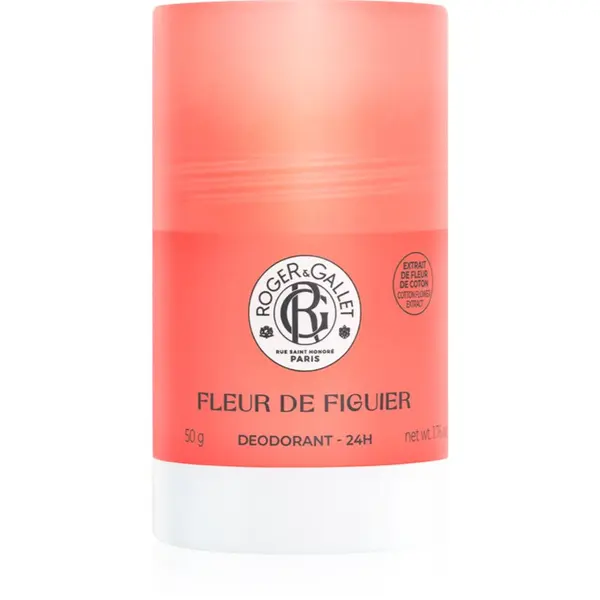 Roger & Gallet Roger & Gallet Fleur de Figuier čvrsti dezodorans bez aluminijskih soli s 24-satnom zaštitom za žene 50 g