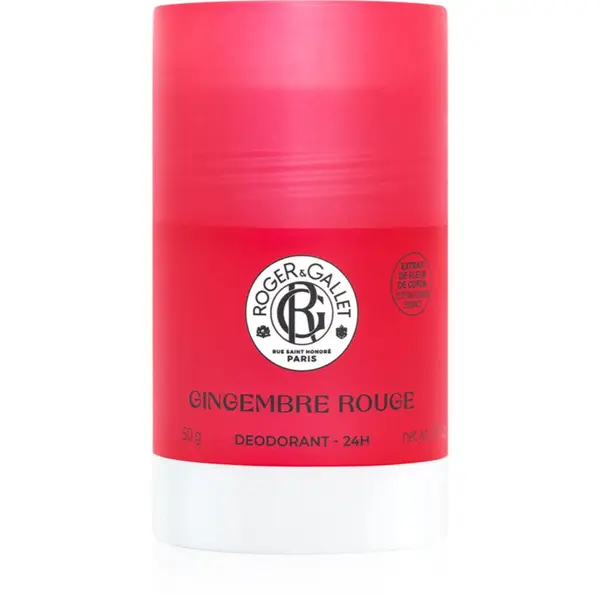 Roger & Gallet Roger & Gallet Gingembre Rouge čvrsti dezodorans bez aluminijskih soli za žene 50 g