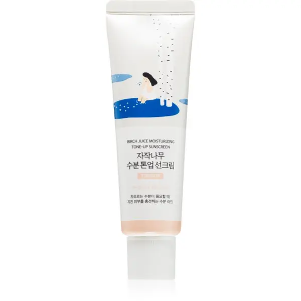 ROUND LAB ROUND LAB Birch Juice Tone-up Sunscreen fluid za toniranje i sunčanje za sjaj i hidrataciju SPF 50+ 50 ml