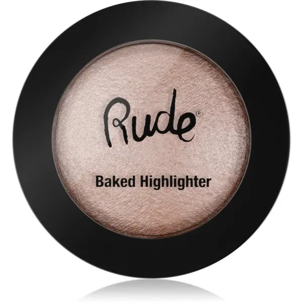 Rude Cosmetics Rude Cosmetics Baked Highlighter kompaktni highlighter u prahu nijansa Flirtatious Behaviour 7 g