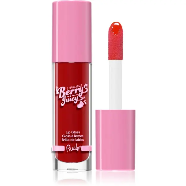 Rude Cosmetics Rude Cosmetics Berry Juicy hidratantno sjajilo za usne nijansa Coral Kiss 4 g
