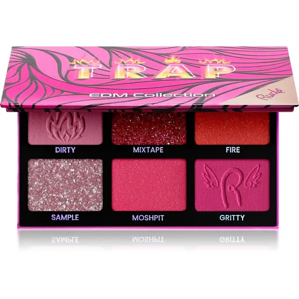 Rude Cosmetics Rude Cosmetics EDM Collection paleta sjenila za oči nijansa Trap 6 g