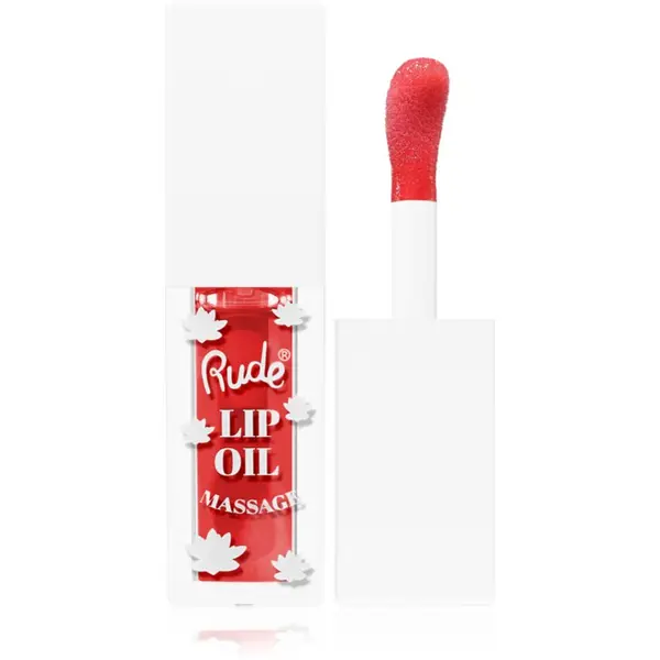 Rude Cosmetics Rude Cosmetics Lip Oil Massage ulje za usne s hidratantnim učinkom nijansa Chillaxin’ Cherry 4 ml