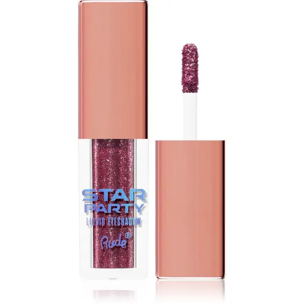 Rude Cosmetics Rude Cosmetics Star Party tekuće sjenilo za oči sa šljokicama nijansa She's A Star 3.5 g