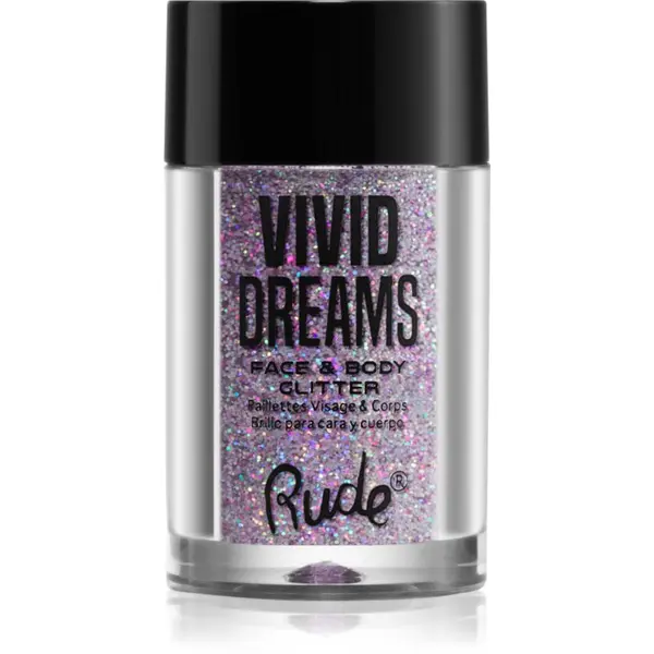 Rude Cosmetics Rude Cosmetics Vivid Dreams šljokice za lice i tijelo nijansa Multiverse 2.7 g