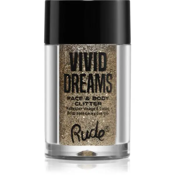 Rude Cosmetics Rude Cosmetics Vivid Dreams šljokice za lice i tijelo nijansa Visionary 2.7 g