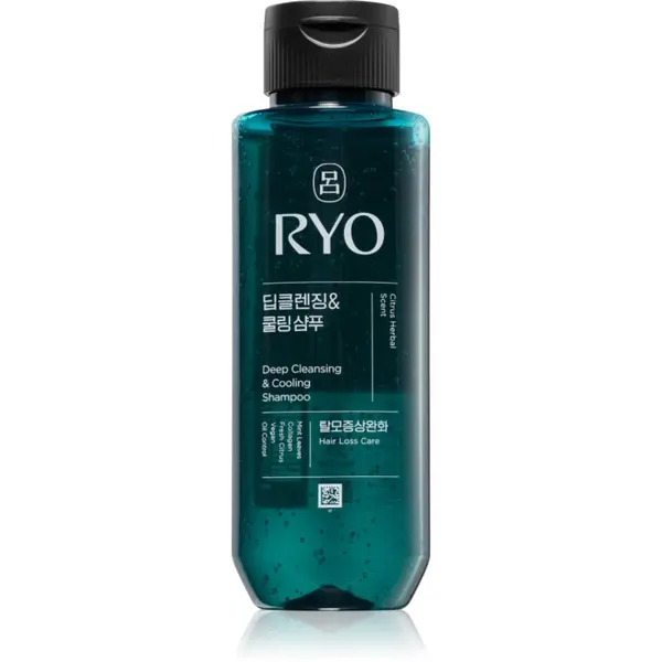 RYO RYO Deep Cleansing & Cooling Shampoo šampon za dubinsko čišćenje sa učinkom hlađenja 180 ml
