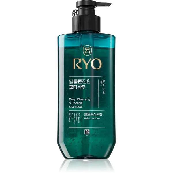 RYO RYO Deep Cleansing & Cooling Shampoo šampon za dubinsko čišćenje sa učinkom hlađenja 480 ml