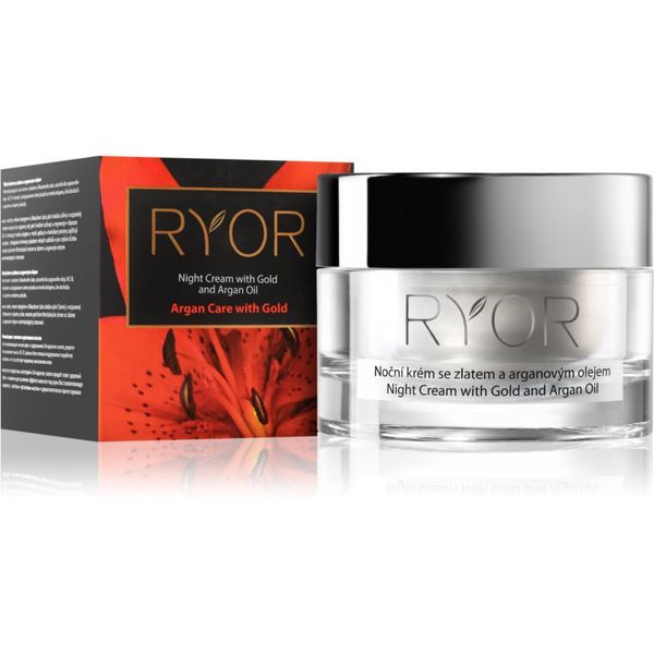 RYOR RYOR Argan Care with Gold krema za noć sa zlatom i arganovim uljem 50 ml