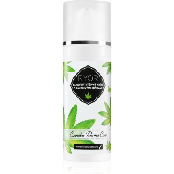 RYOR RYOR Cannabis Derma Care hranjiva krema od konoplje s matičnim stanicama 50 ml
