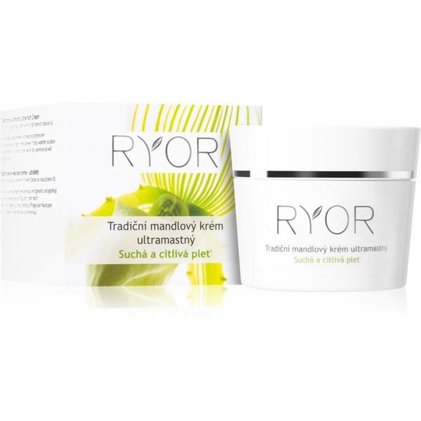 RYOR RYOR Dry And Sensitive Naturtal Oils tradicionalna bademova krema - ultra masna 50 ml