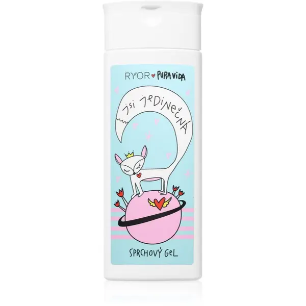 RYOR RYOR PuraVida Jsi jedinečná gel za tuširanje 3 u 1 parfemi Citrus Spirit 200 ml