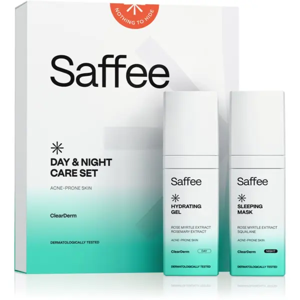 Saffee Saffee ClearDerm Day & Night Care Set set za problematično lice