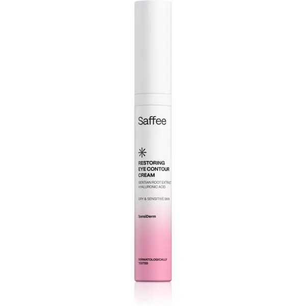 Saffee Saffee SensiDerm Restoring Eye Contour Cream krema za područje oko očiju protiv tamnih krugova 15 ml