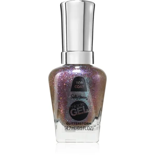 Sally Hansen Sally Hansen Miracle Gel™ gel lak za nokte bez korištenja UV/LED lampe nijansa Glitterstorm 14.7 ml