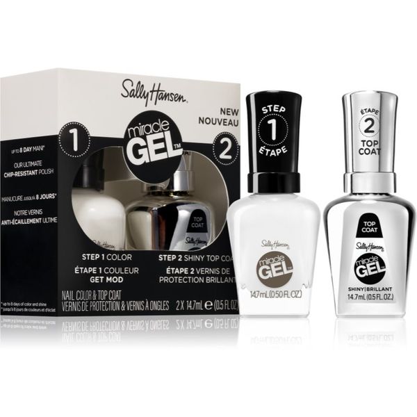 Sally Hansen Sally Hansen Miracle Gel™ set - lak za nokte i top coat 900 Get Mod nijansa