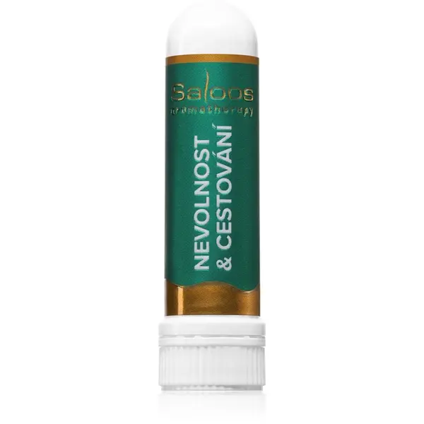 Saloos Saloos Aromatherapy Nevolnost & Cestování inhalator u sticku s esencijalnim uljem 1 kom