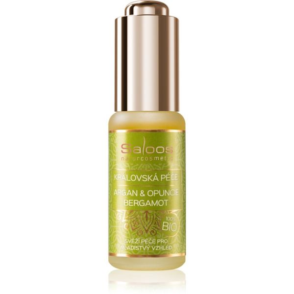 Saloos Saloos Bio King's Care Argan & Opuntia & Bergamot hranjivo ulje za lice protiv prvih znakova starenja kože 20 ml