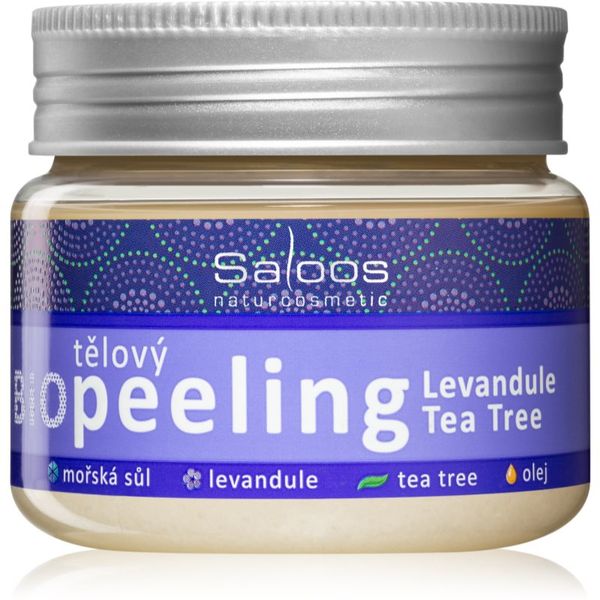Saloos Saloos Bio Peeling Lavender & Tea Tree piling za tijelo 140 ml