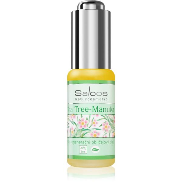 Saloos Saloos Bio Skin Oils Tea Tree & Manuka umirujuće ulje za regeneraciju za lice sklono aknama 20 ml