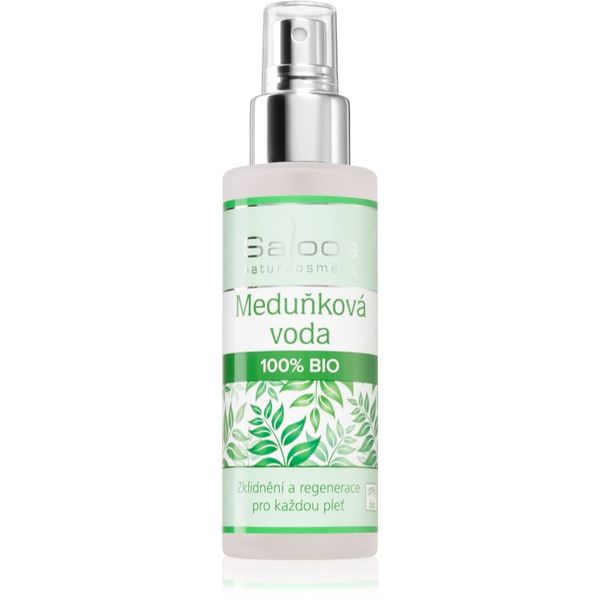 Saloos Saloos Floral Water Lemon Balm 100% umirujuća cvjetna voda za regeneraciju lica 100 ml