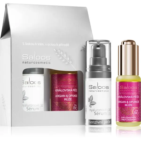 Saloos Saloos Intensive Care Rose & Hyaluron Serum poklon set za žene