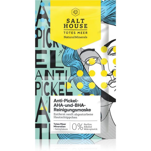 Salt House Salt House Natural Minerals Anti-pimple AHA and BHA Cleansing Mask maska za čišćenje 2x6 ml