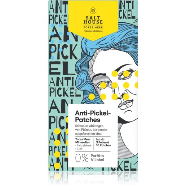 Salt House Salt House Natural Minerals Anti-pimple Patches flasteri za problematičnu kožu lica protiv akni 30 kom