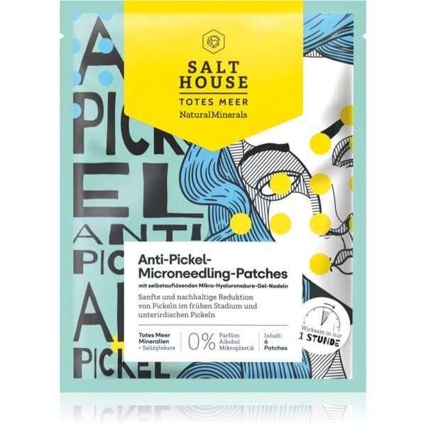 Salt House Salt House Natural Minerals Microneedling Anti-pimple Patches flasteri za problematičnu kožu lica protiv akni 6 kom