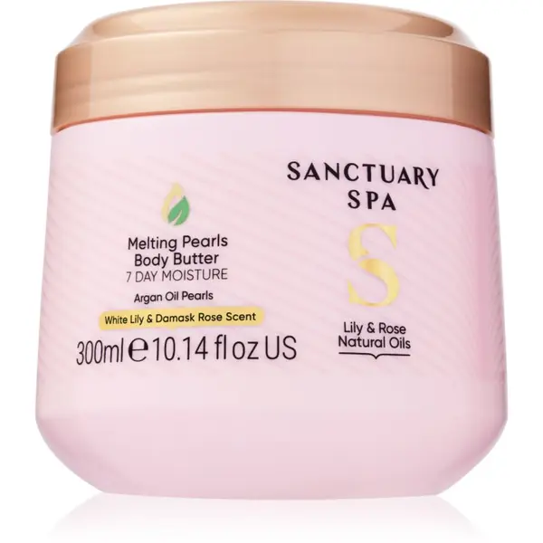 Sanctuary Spa Sanctuary Spa Lily & Rose Natural Oils intenzivno hidratantni maslac za tijelo 300 ml