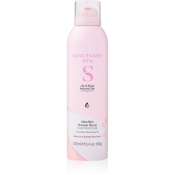 Sanctuary Spa Sanctuary Spa Lily & Rose pjena za tuširanje s hranjivim učinkom 200 ml