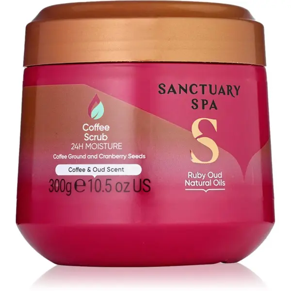 Sanctuary Spa Sanctuary Spa Ruby Oud piling za tijelo od kave 300 ml